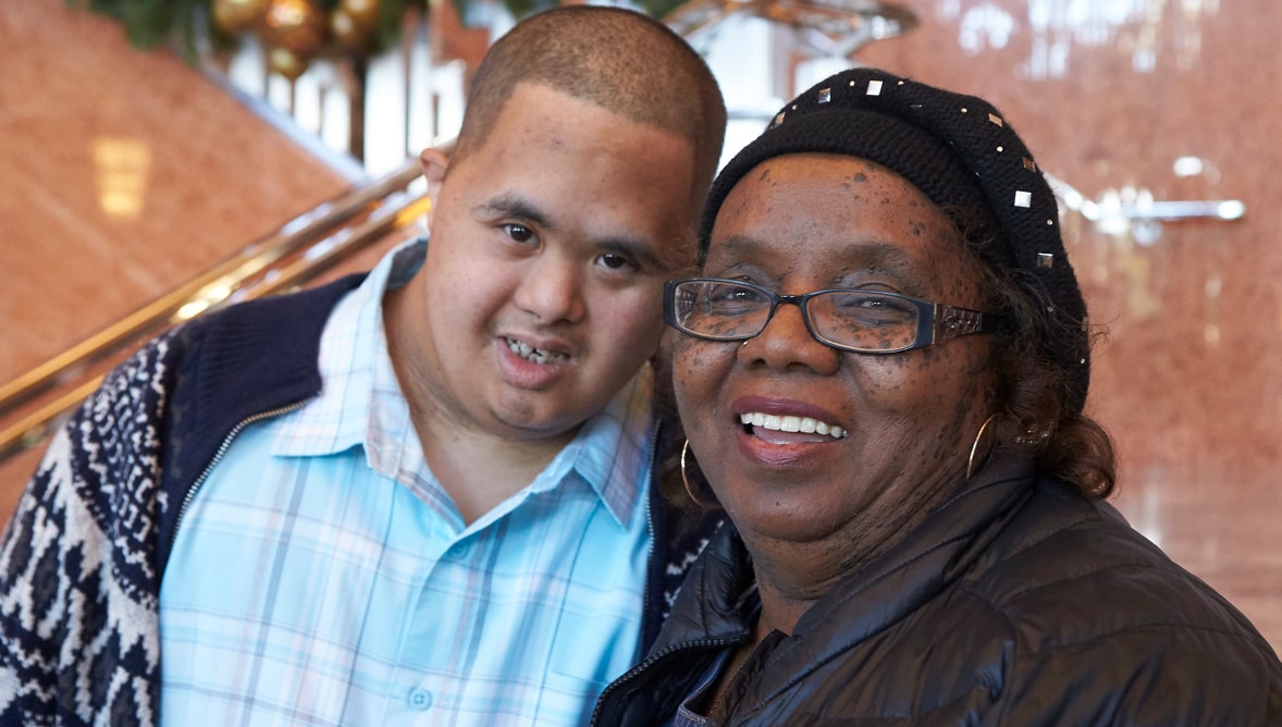 A family at The Smith Center for a sensory friendly performance