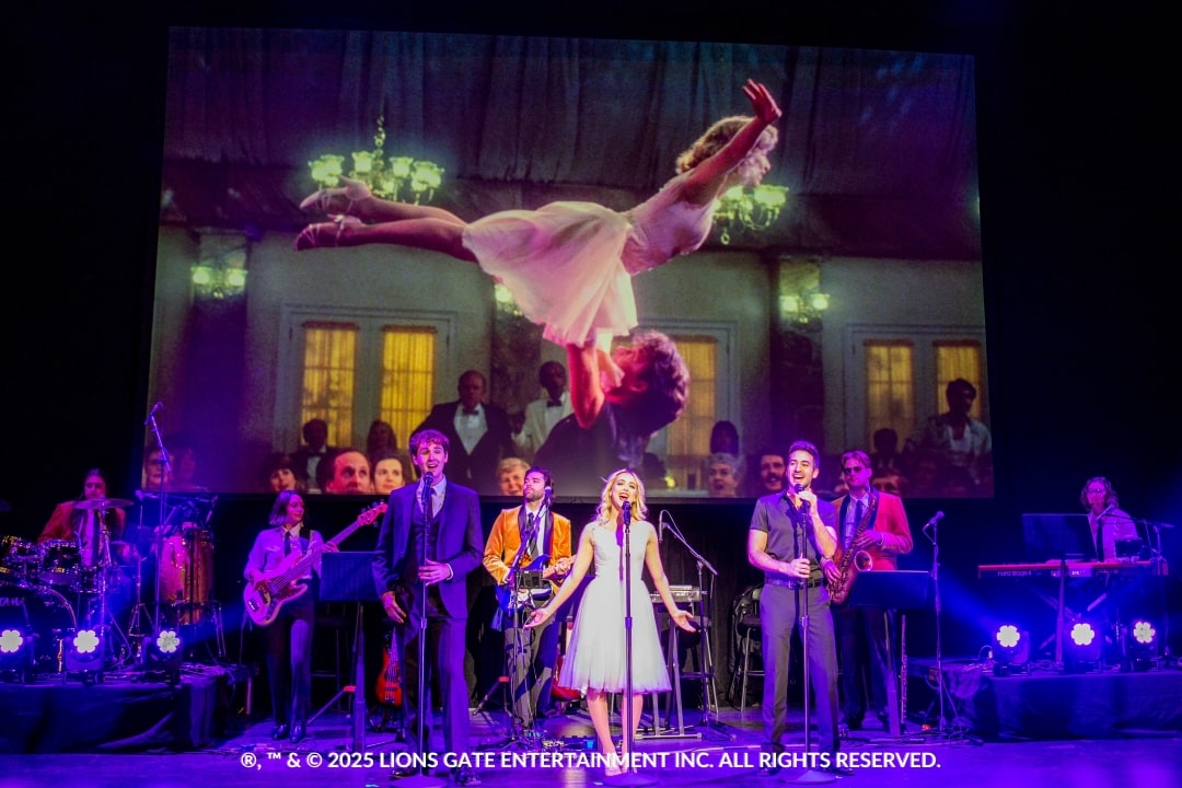 Dirty Dancing In Concert Vocalists Pictured L-R: Max Pinson, Rosie Staudt, Michael Delia - Photo credit Rick Mason