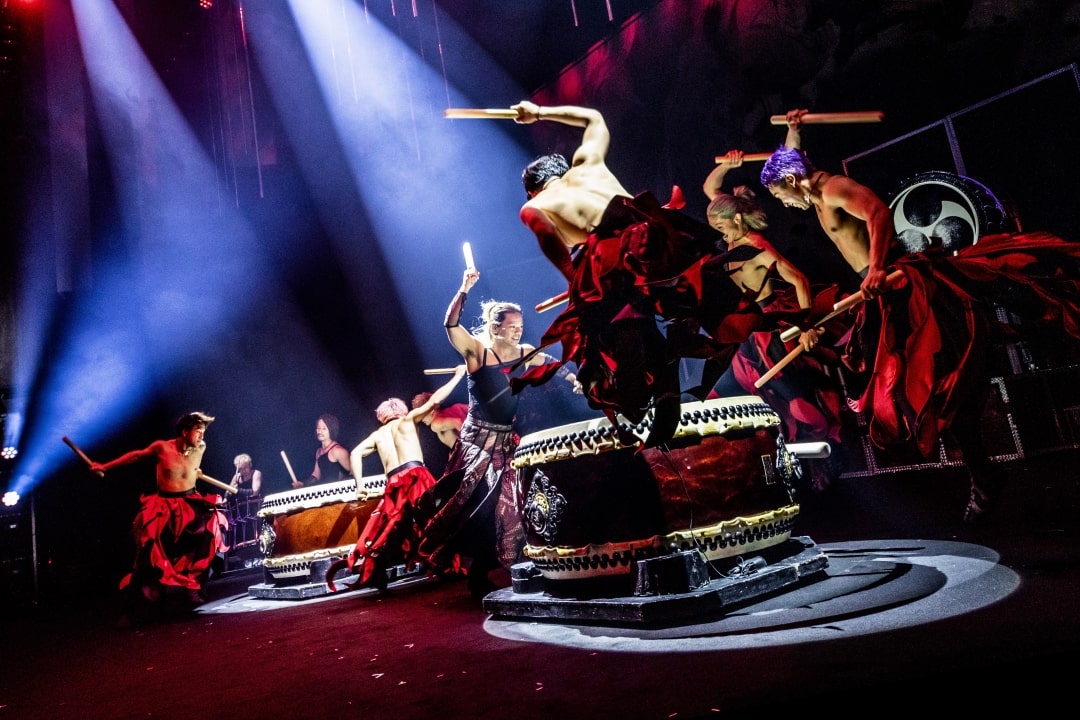 Drum Tao performing on stage