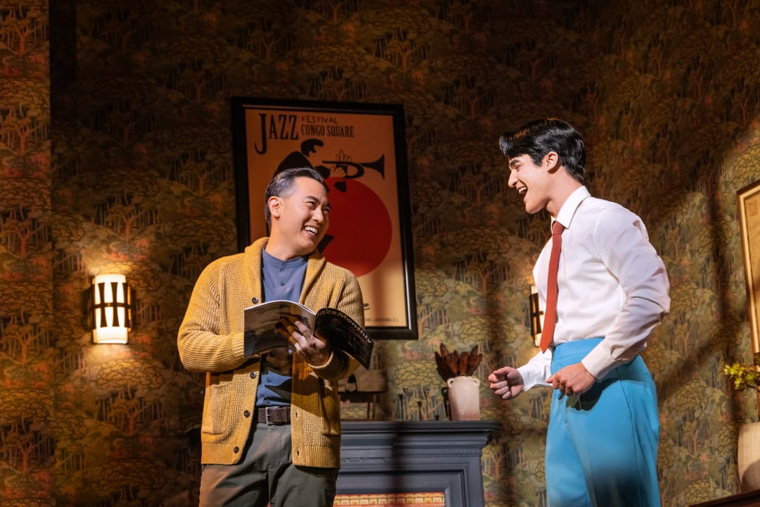 Marcus Choi and Darren Criss In The Original Broadway Production Of MAYBE HAPPY ENDING. Photo By Matthew Murphy & Evan Zimmerman