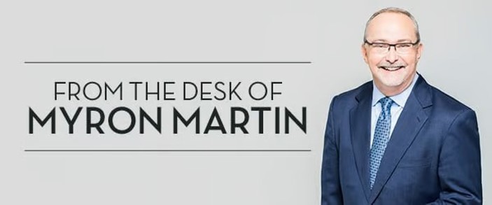 From the Desk of Myron Martin