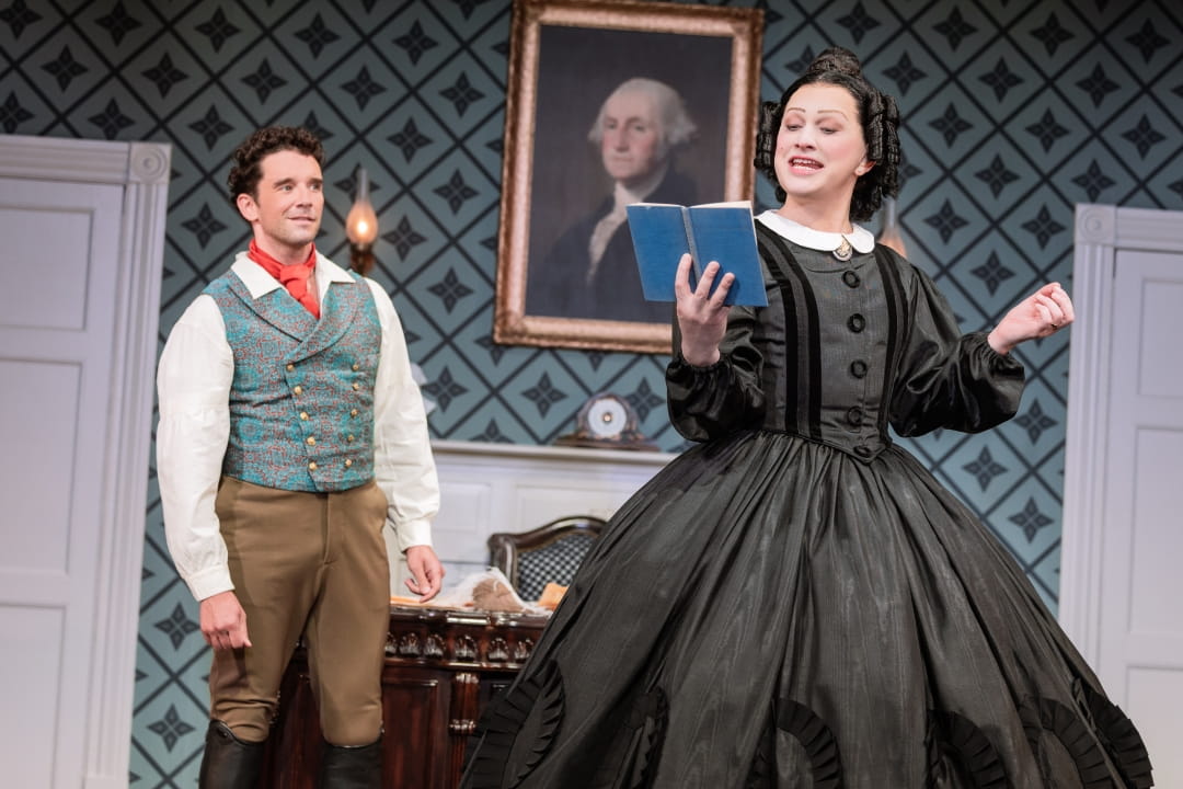 Michael Urie And Jinkx Monsoon In OH, MARY! On Broadway Photo By Evan Zimmerman For Murphymade