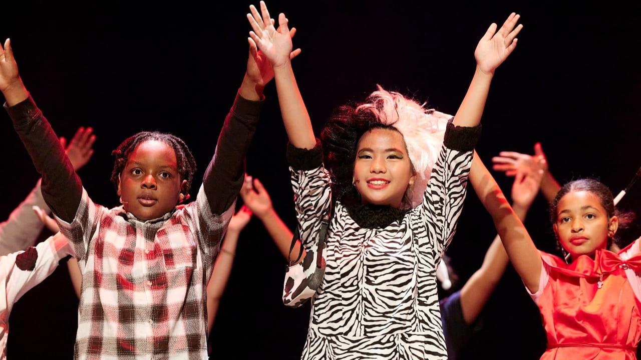 Students performing in Disney Musicals in Schools at The Smith Center