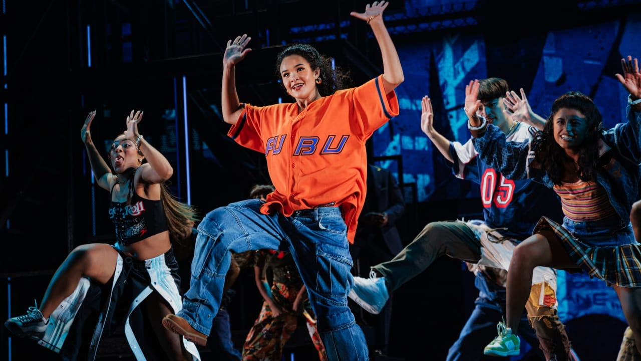 Maya Drake and the company of the North American Tour of Alicia Keys' Hell's Kitchen. Photo by Marc J Franklin.
