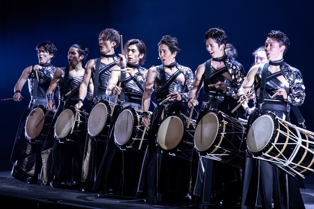 Drum Tao performing on stage