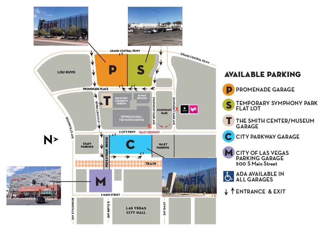 Parking map. Парковка Miami's Ballet Valet parking Garage.