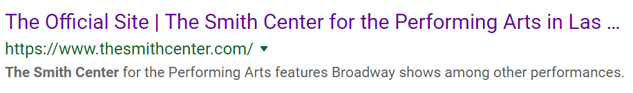 The Official Site | The Smith Center for the Performing Arts...