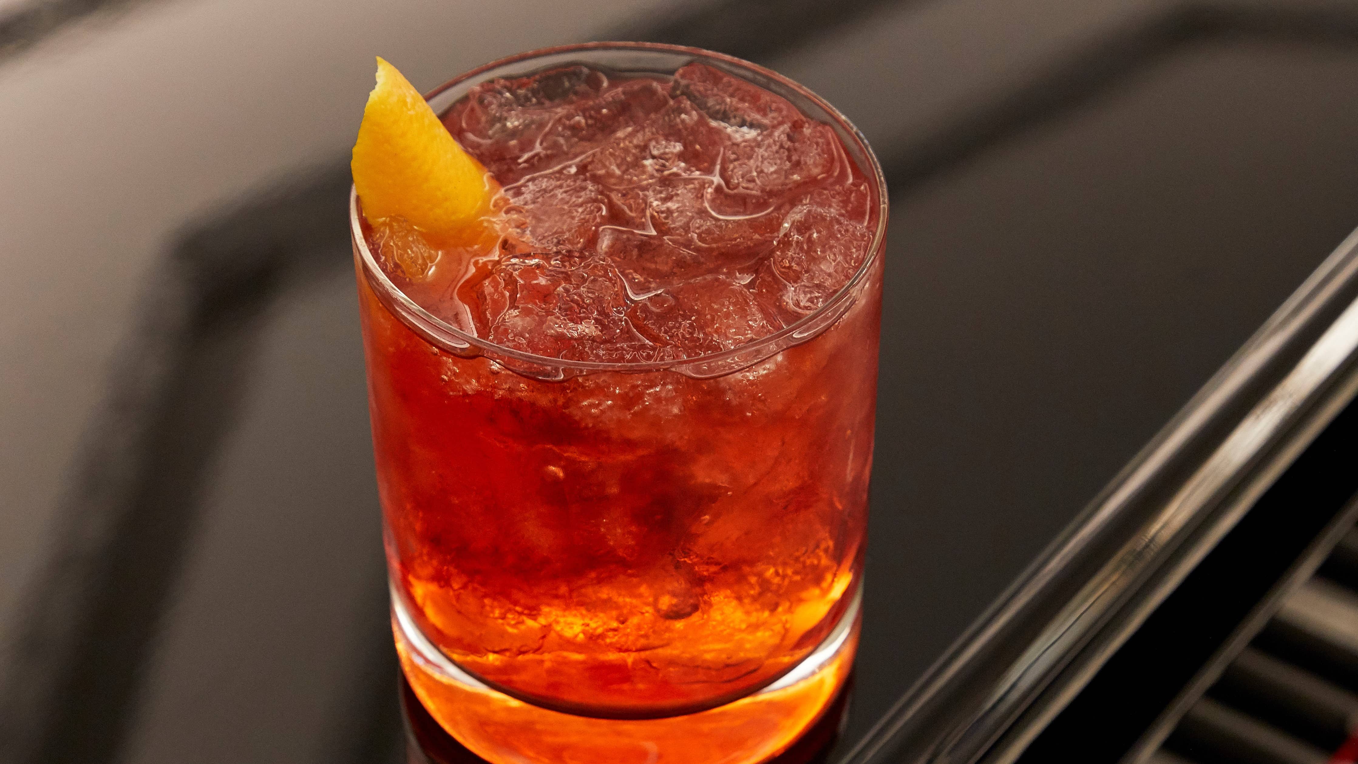 A photo of a craft cocktail.