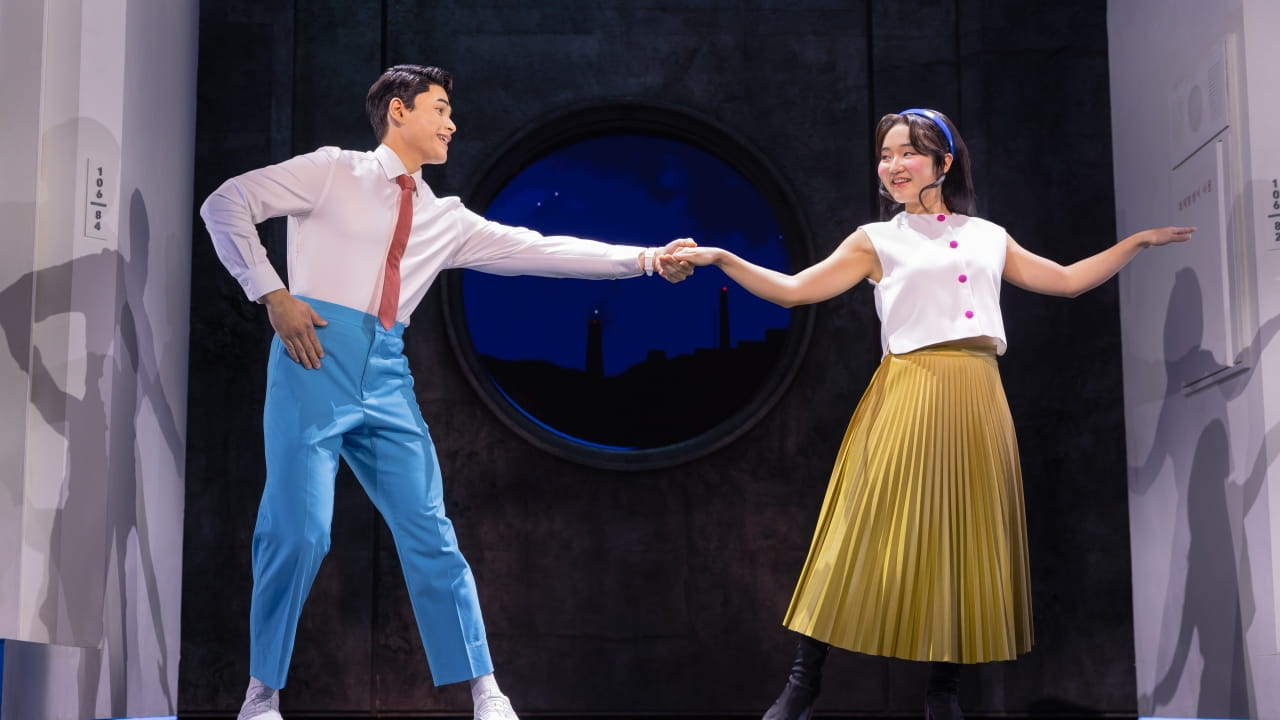 2025 Best Musical Tony winner Maybe Happy Ending with Claire Kwon and Steven Huynh dancing