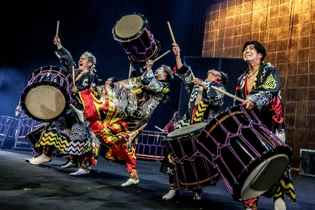 Drum Tao performing on stage