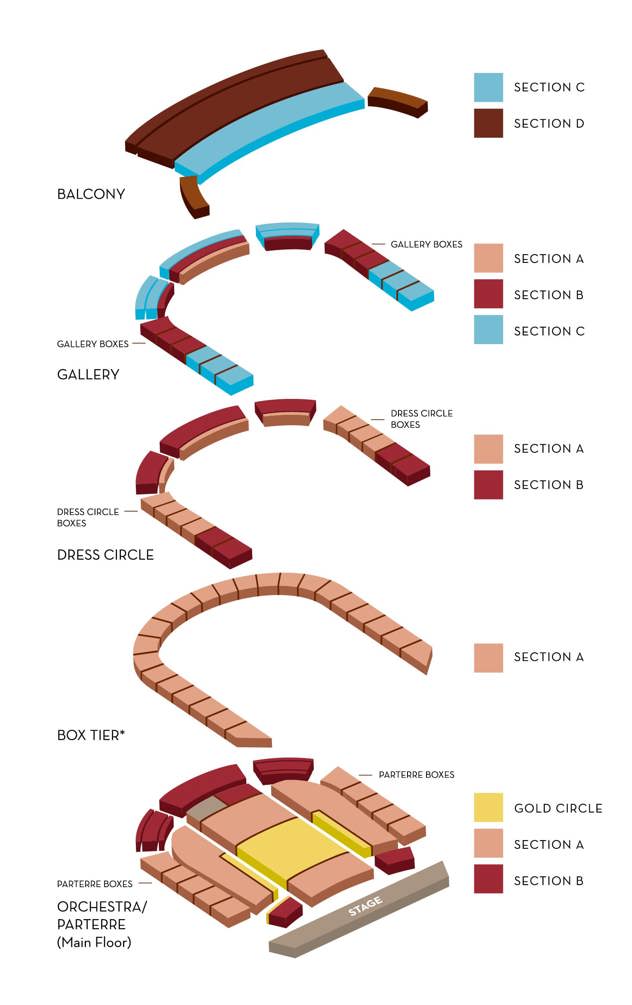 TSC Broadway Seating Chart