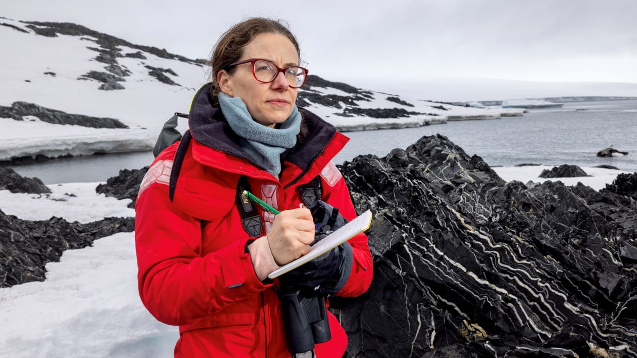 Heather Lynch in Antarctica