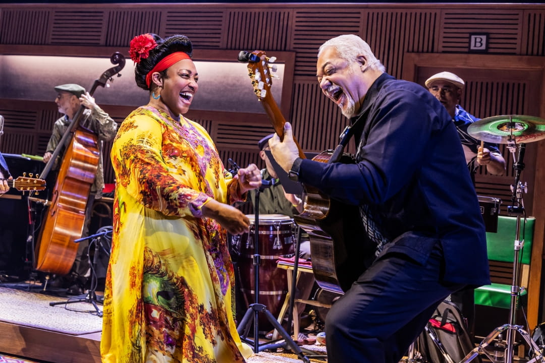 Natalie Venetia Belcon And David Oquendo performing together In Buena Vista Social Club. Photo By Matthew Murphy